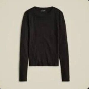 J. Crew Black Long Sleeve Tee